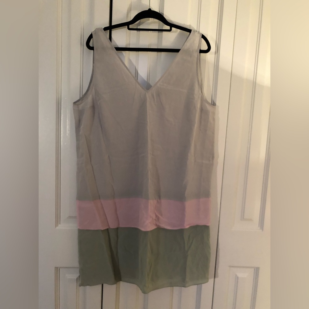 COS tiered silk dress